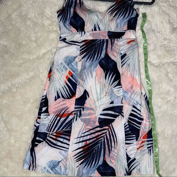 Sz Small Athleta Halter Light weight Patterned Dress - Picture 3 of 9